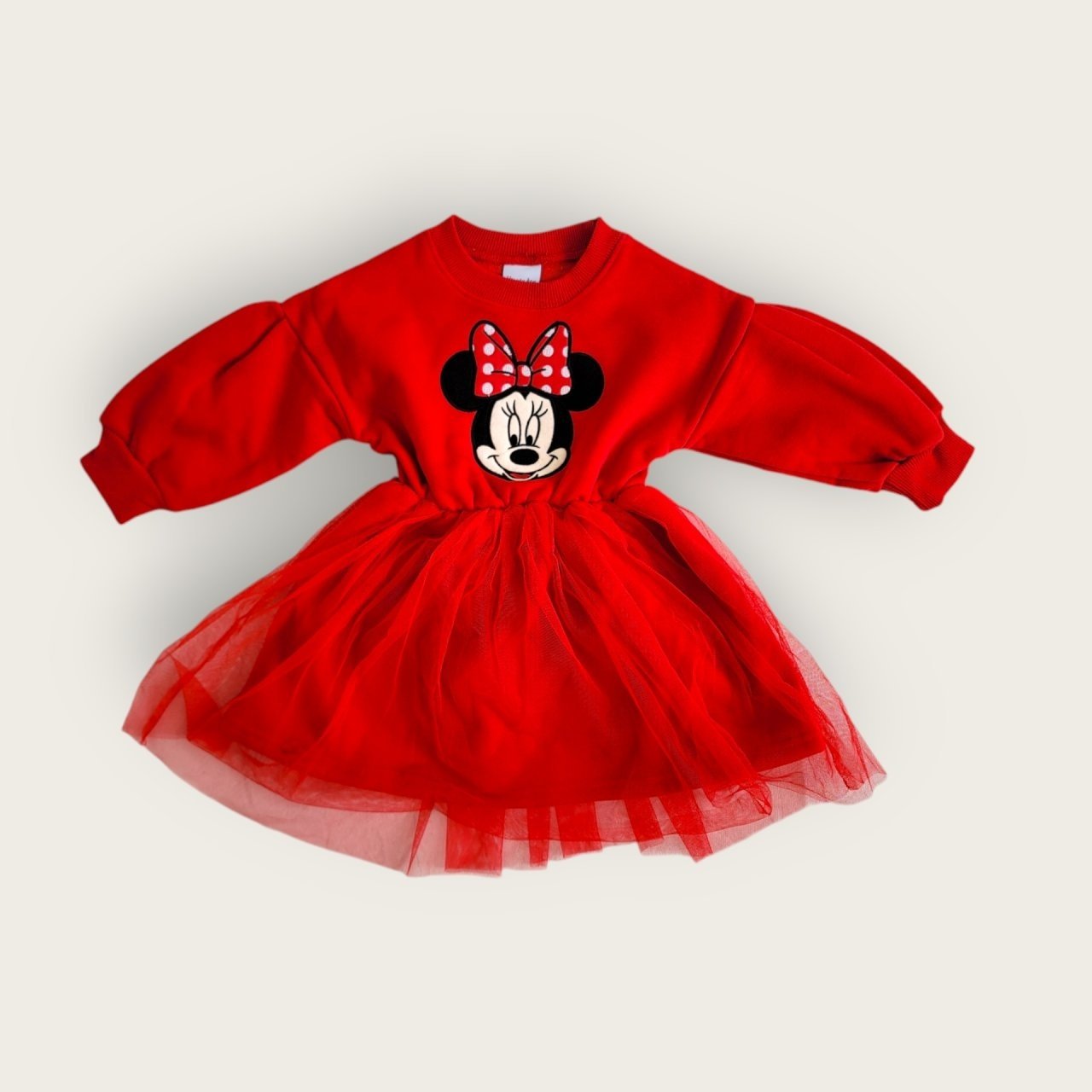 Toddler Disney Minnie Face Christmas Tutu Dress (1-6y) - 2 Colors