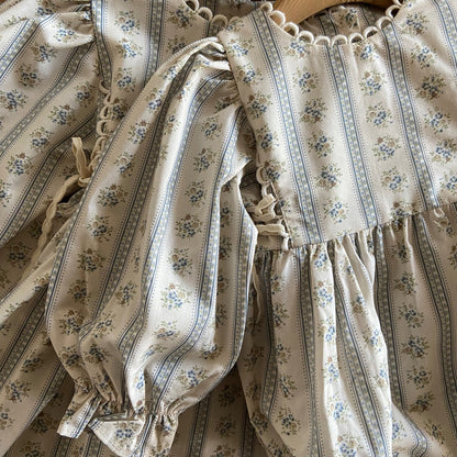 Baby Ann SP26 Floral Puff Long Sleeve Bubble Romper (3-18m) - Floral