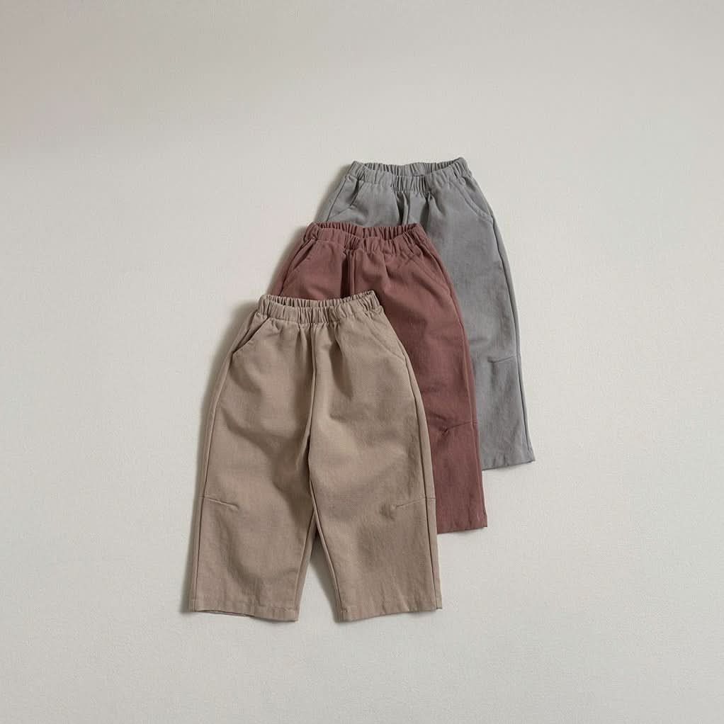 Toddler S25 Darted Pull On Pants (10m-4y) - 3 Colors - AT NOON STORE