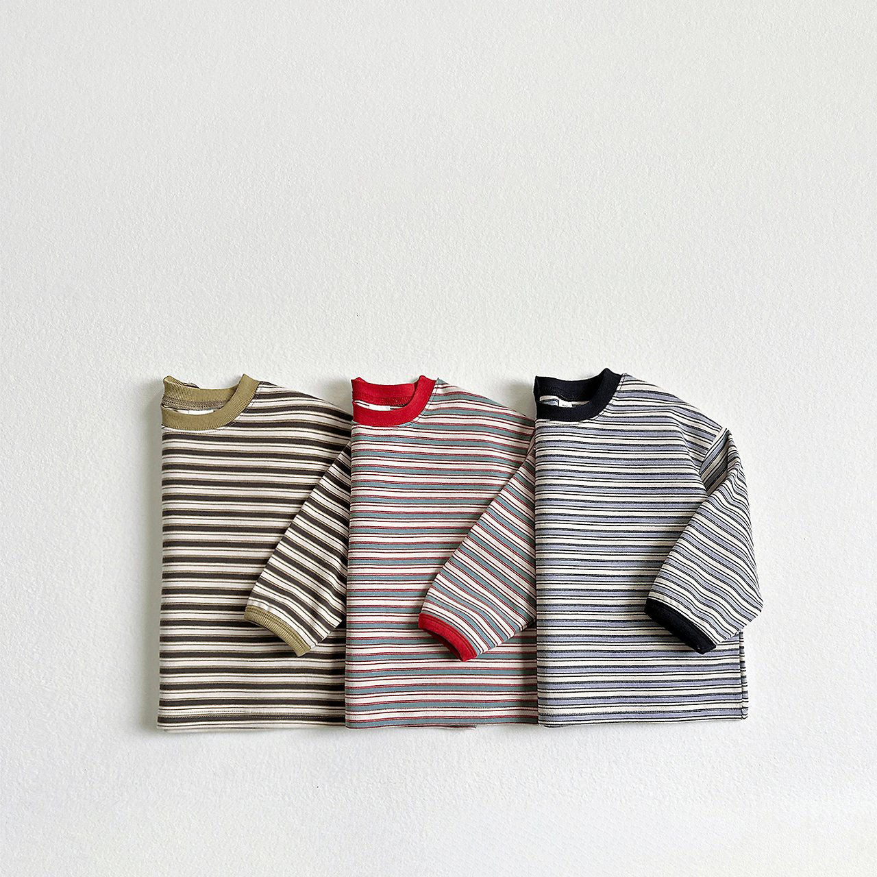 Toddler F26 Multi Stripe Long Sleeve Top (2-9y) - 3 Colors