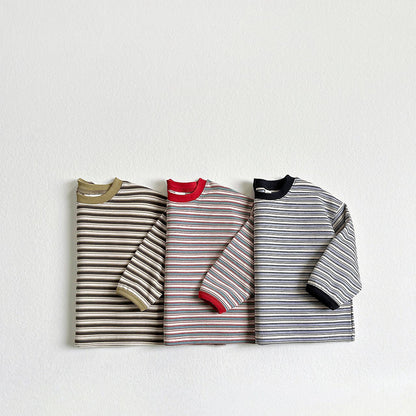 Toddler F26 Multi Stripe Long Sleeve Top (2-9y) - 3 Colors