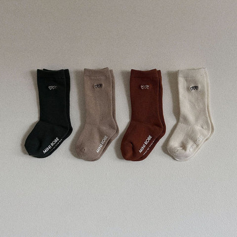 Toddler 3pk Cozy Socks (0-7y) - Sand