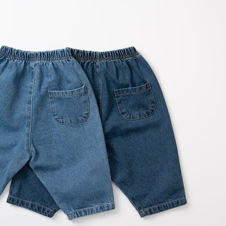 Kids Anggo F24 Denim Pull-On Pants (1-6y)- 2 Colors