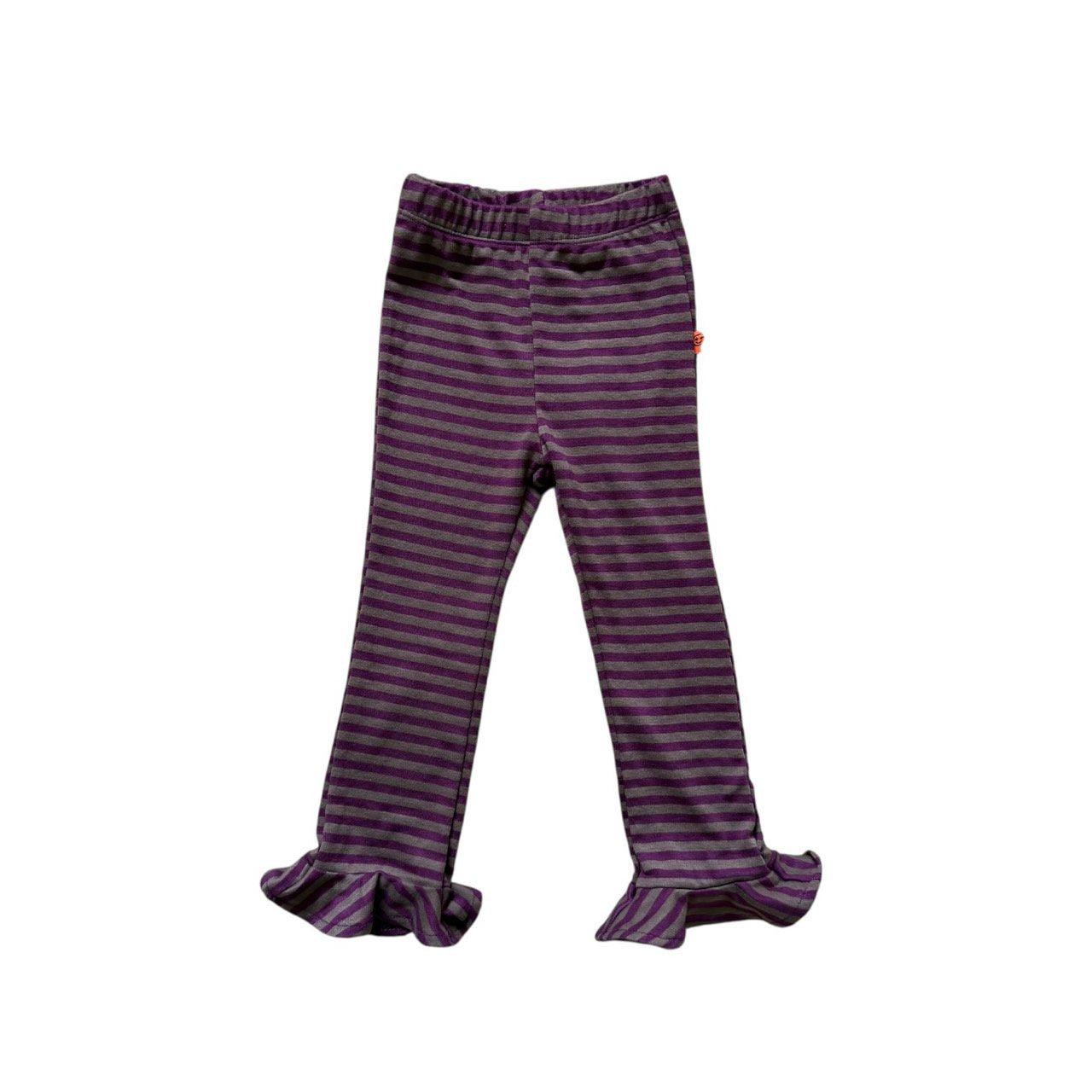 Kids SP26 Stripe Ruffle Hem Leggings (2-7y) - 2 Colors