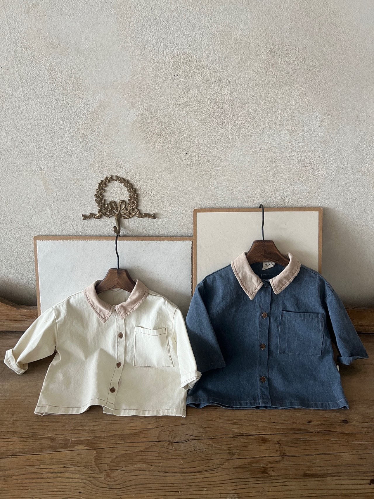 Toddler Chest Pocket Shirt (1-6y) - 2 Colors