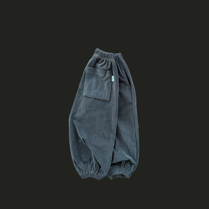 Toddler F26 Velour Loose Fit Jogger Pants (3-8y) - Brown