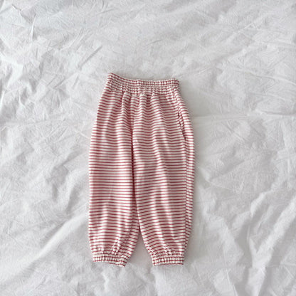 Toddler S25 Stripe Jogger Pants (2-7y)- 3 Colors - AT NOON STORE