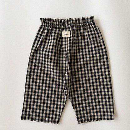 Baby/Toddler Aosta F26 Gingham Pull-on Pants (3m-5y) - 4 Colors