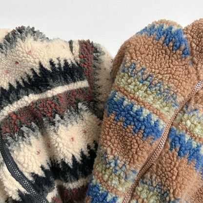 Toddler W25 Nordic Sherpa Mock Neck Zip Up Jacket (2-7y) - 2 Colors