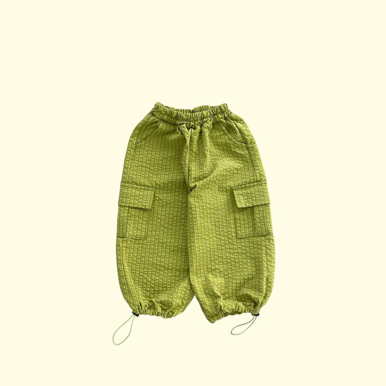 Toddler F26 Textured Plaid Adjustable Hem Jogger Pants (3-9y) - 2 Colors