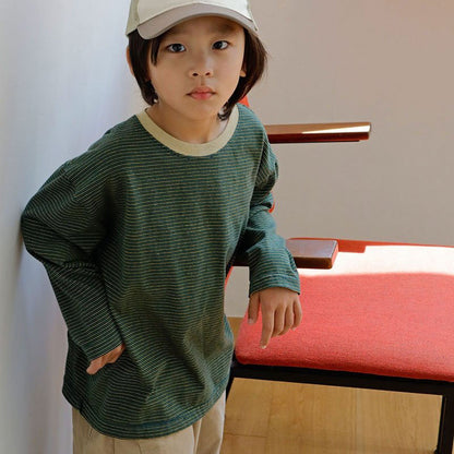 Toddler F26 Stella Stripe Long Sleeve Top (1-7y) - 2 Colors