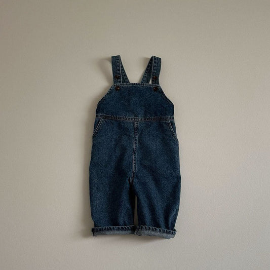 Toddler W24 Cozy Denim Overalls (10m-4y) - Denim