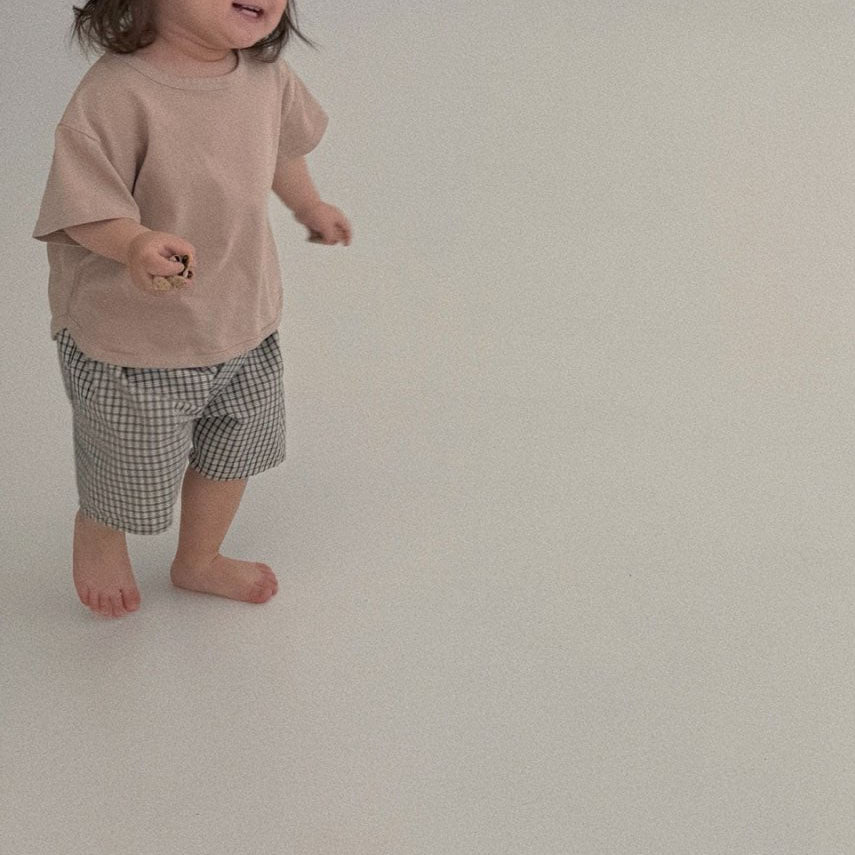 Baby Toddler Bella SS25 Curved Hem Short Sleeve Loose Fit Top  (6m-6y) - 2 Colors - AT NOON STORE