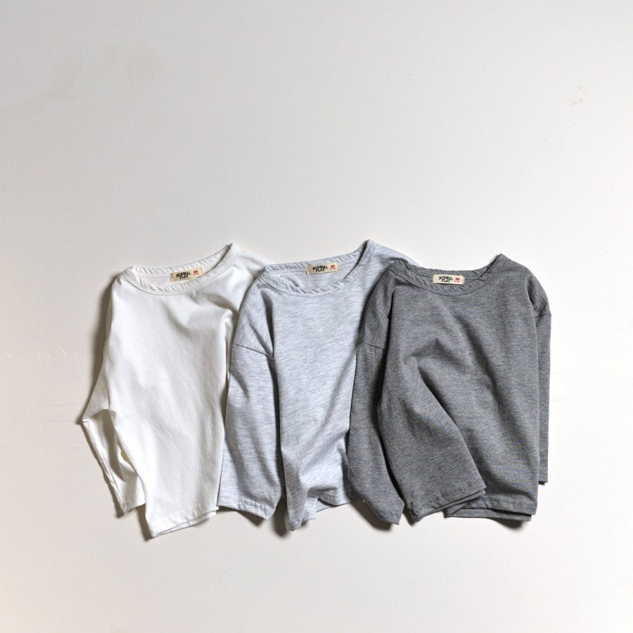 Toddler SP26 Basic Long Sleeve Top (10m-6y) - 8 Colors