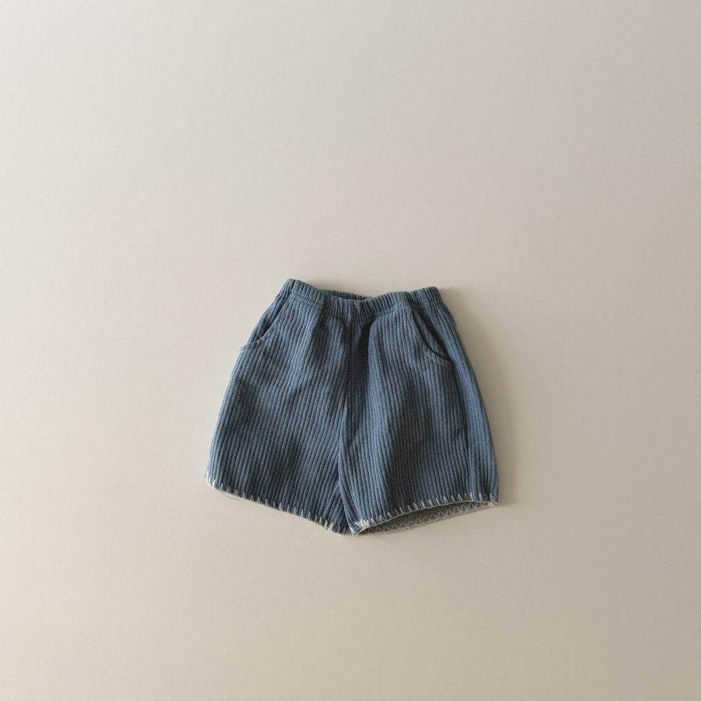 Toddler AMG SP26 Stitch Detail Denim Shorts (1-6y) - 2 Colors - AT NOON STORE