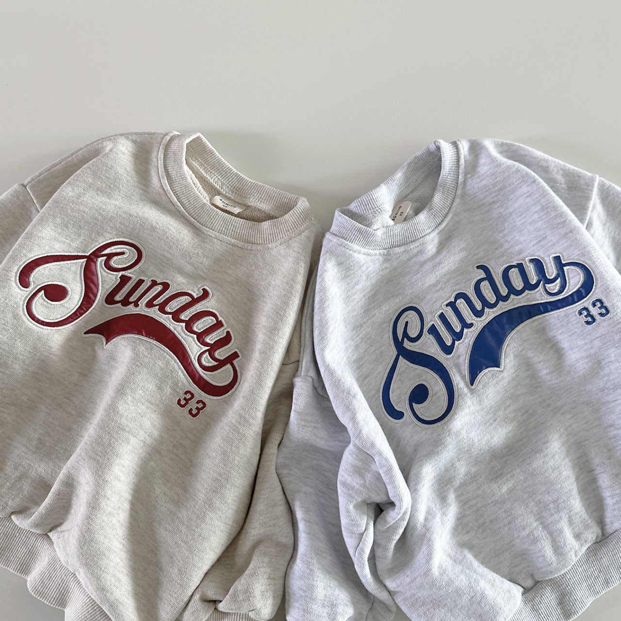 Toddler 'Sunday' Embroidery Sweatshirt (6m-6y) - 2 Colors