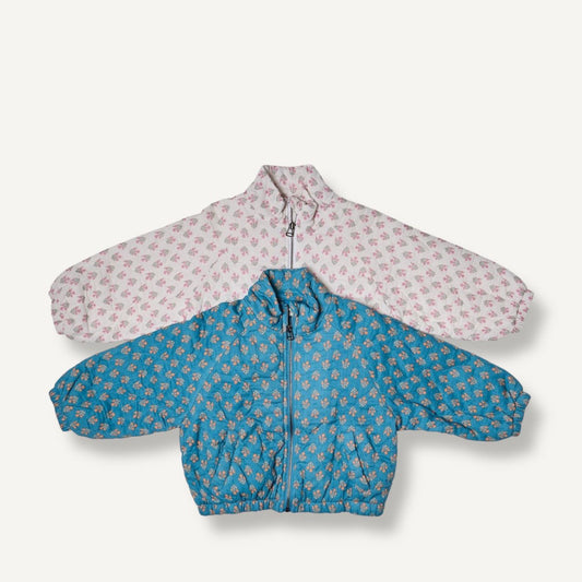 Toddler F25 Floral Padded Bomber Jacket (2-8y) - 2 Colors - AT NOON STORE