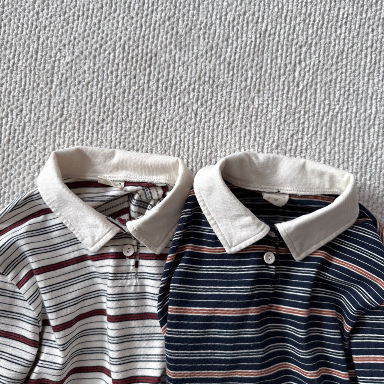 Toddler Bella F25 Collared Stripe Long Sleeve Top (1-6y) - 2 Colors