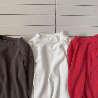 Baby/Toddler Bella W25 Mock Neck Long Sleeve Top (6m-6y) - 3 Colors