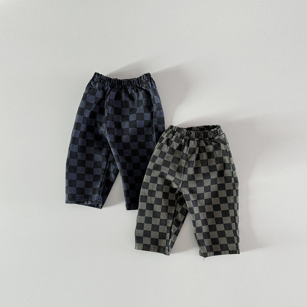 Toddler Bonito Checkered Pull-on Pants (6m-6y) - 2 Colors - AT NOON STORE