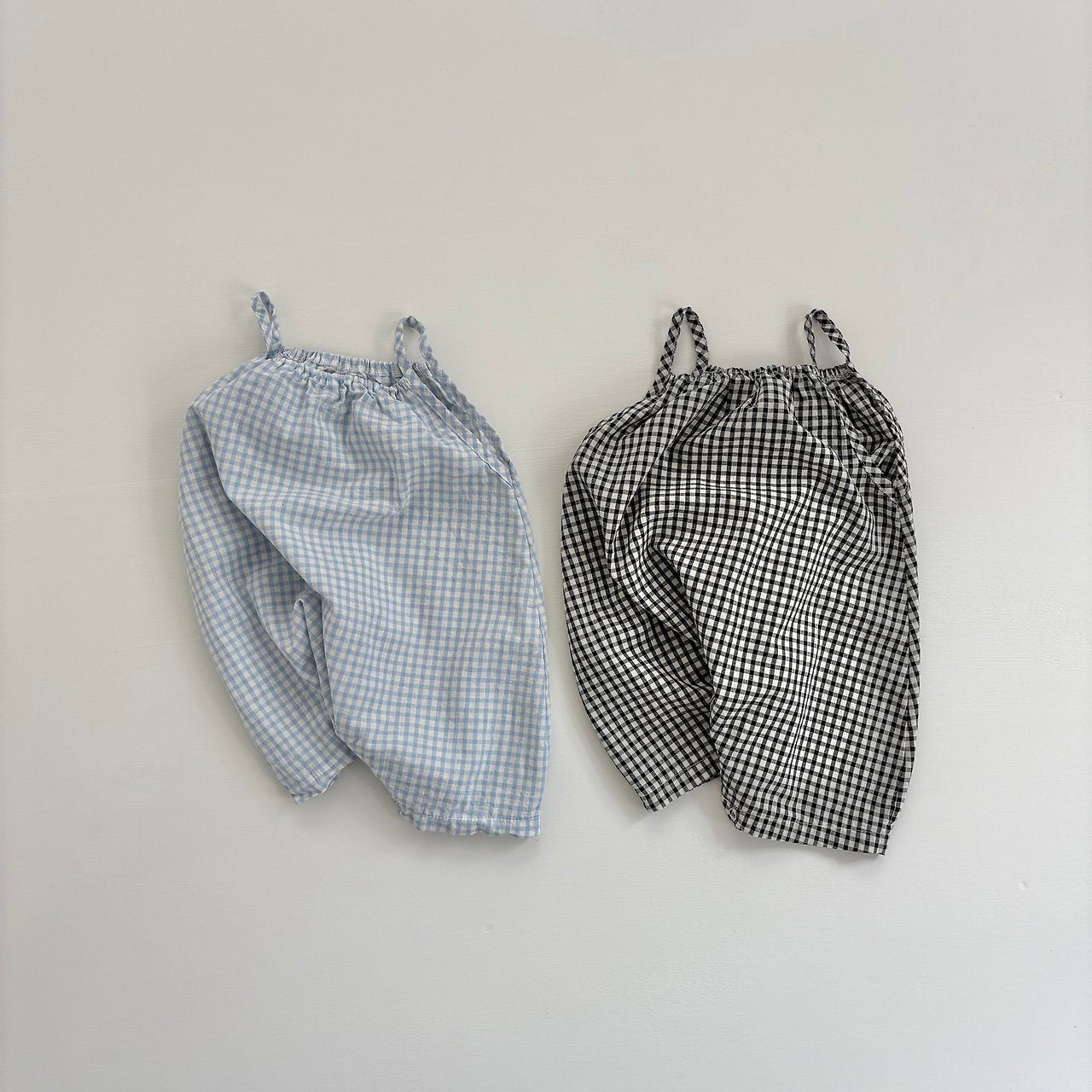 Baby Land SS26 Gingham Sleeveless Romper (4m-18m) - 2 Colors - AT NOON STORE