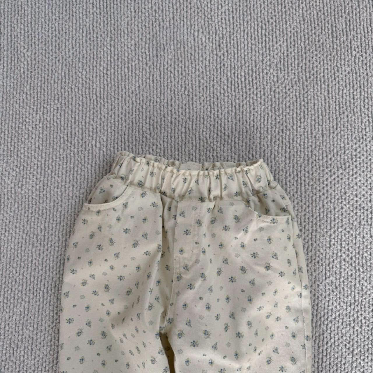 Toddler Bella S25 Floral Print Pull On Pants (1-6y) - Floral Ivory - AT NOON STORE