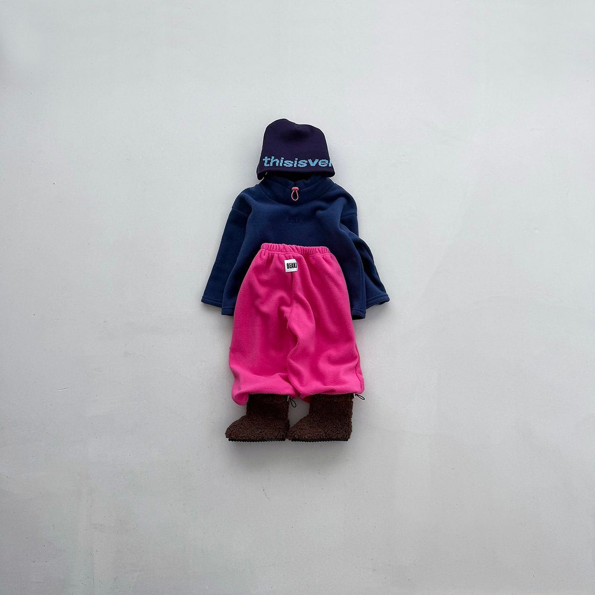 Baby Toddler FW26 Fleece Jogger Pants (4m-6y) - 4 Colors