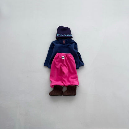 Baby Toddler FW26 Fleece Jogger Pants (4m-6y) - 4 Colors