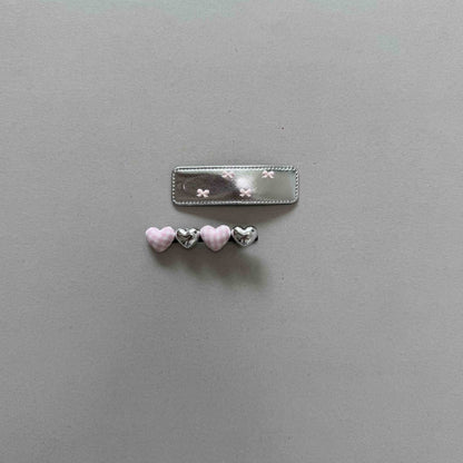 Toddler SS25 Heart Hair Clip Set (2PK )- 2 Colors - AT NOON STORE