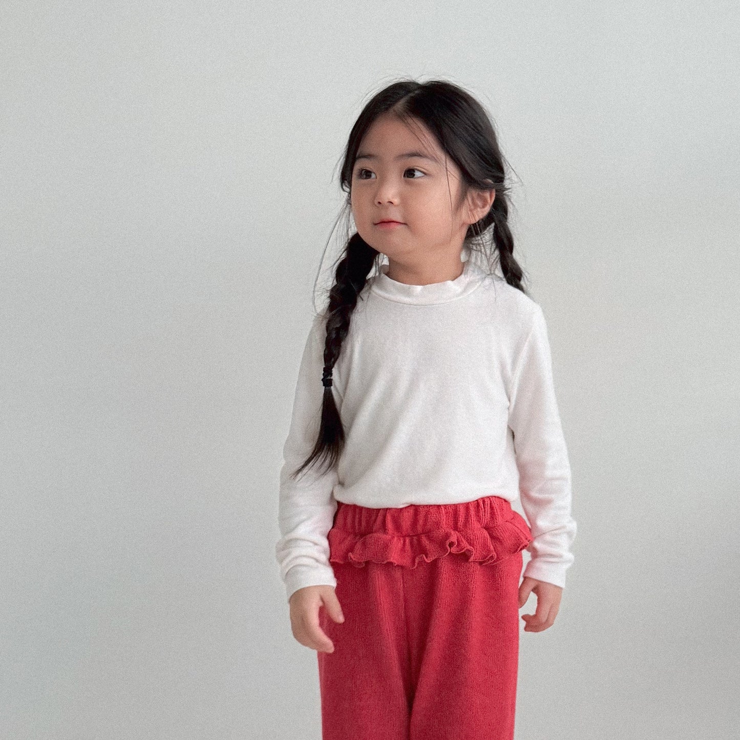 Baby/Toddler Bella W25 Mock Neck Long Sleeve Top (6m-6y) - 3 Colors