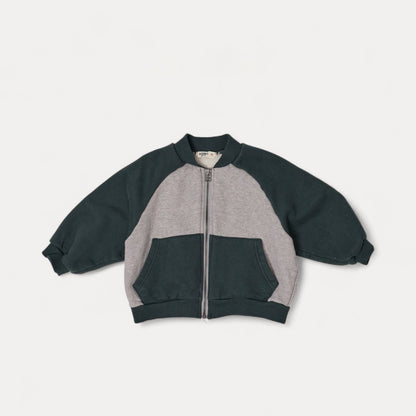 Toddler W25 Raglan Long Sleeve Zip-Up Jacket (2-8y) - 2 Colors