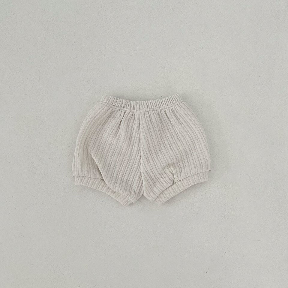 Toddler F25 Pompom Shorts (2-7y) - Ivory - AT NOON STORE