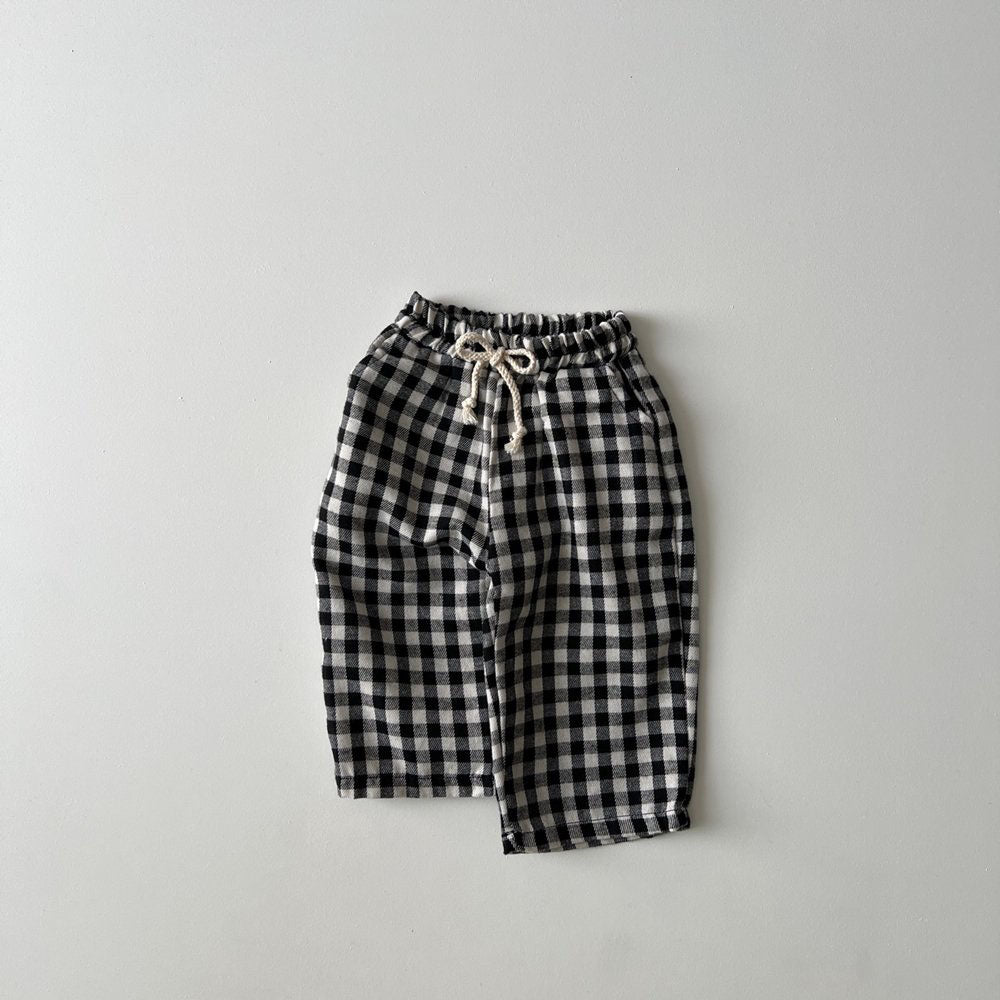 Toddler F24 Gingham Plaid Pull-on Pants (1-6y) - 2 Colors