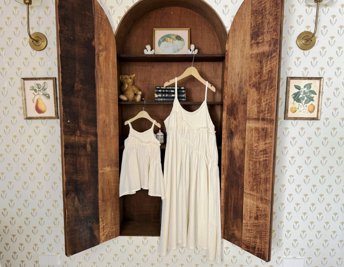 Women's LaCamel Frill Trim Sleeveless Dress - Ivory