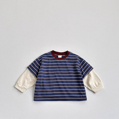 Toddler F25 Double Layer Long Sleeve Top (1-6y) - 3 Colors - AT NOON STORE