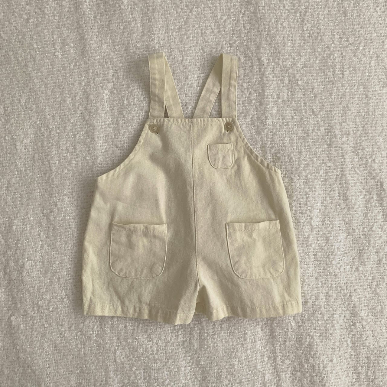 Toddler Comfy Pocket Cotton Shortalls (1-6y) - AT NOON STORE