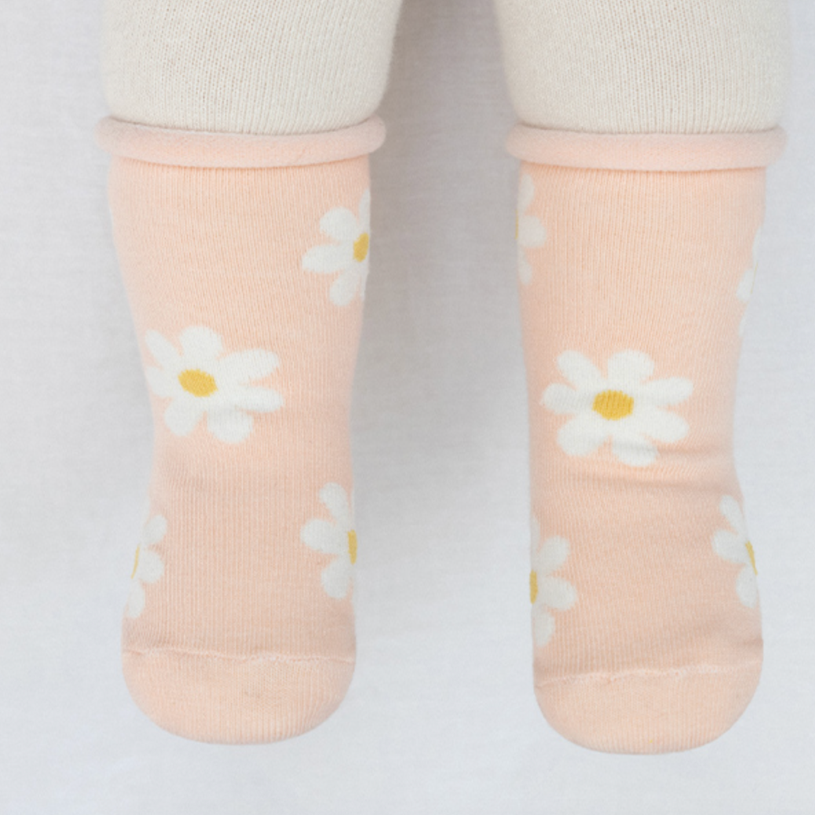 Baby Daisy Socks (0-4T) - Pink - AT NOON STORE