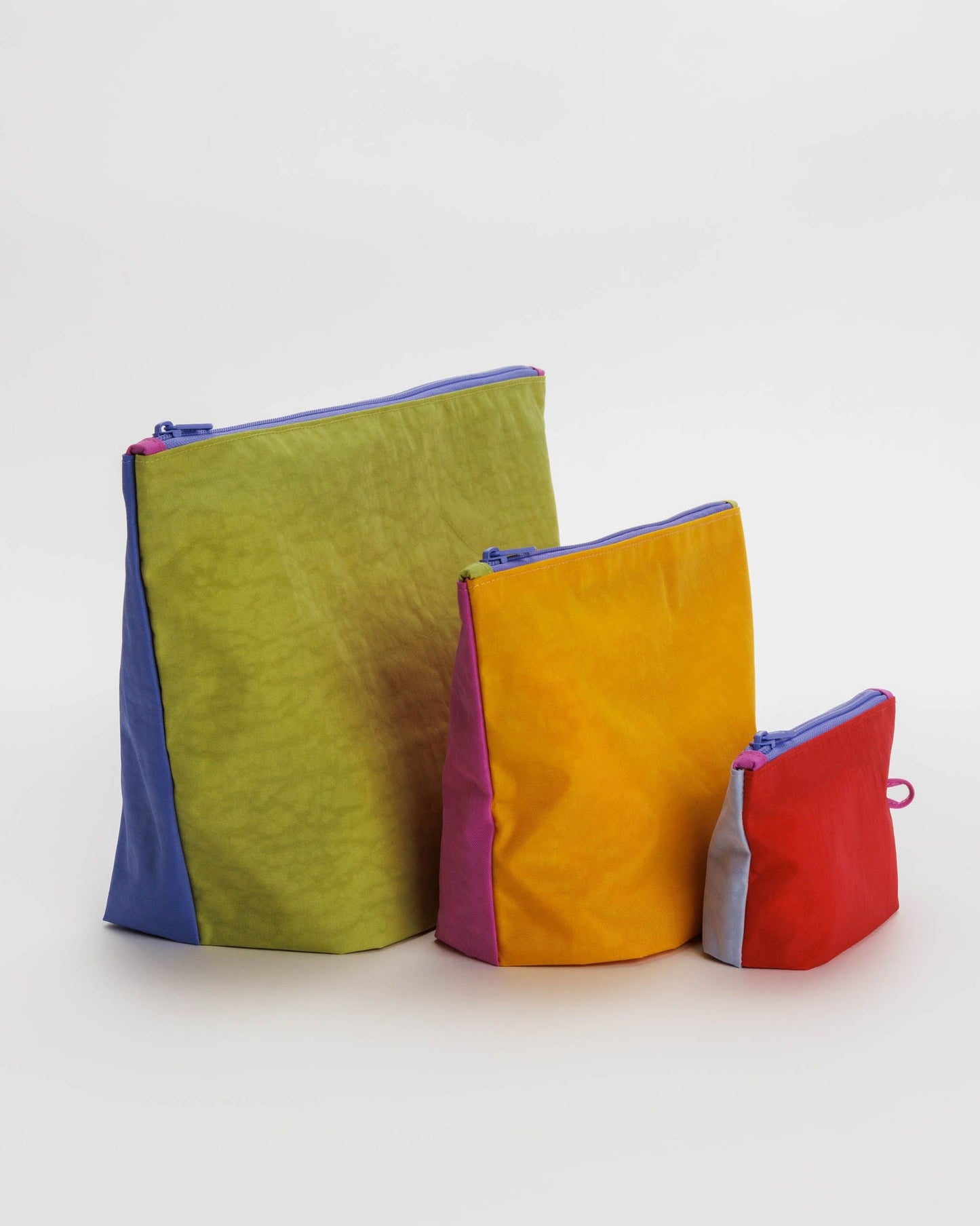 Baggu Go Pouch Set - Vacation Colorblock