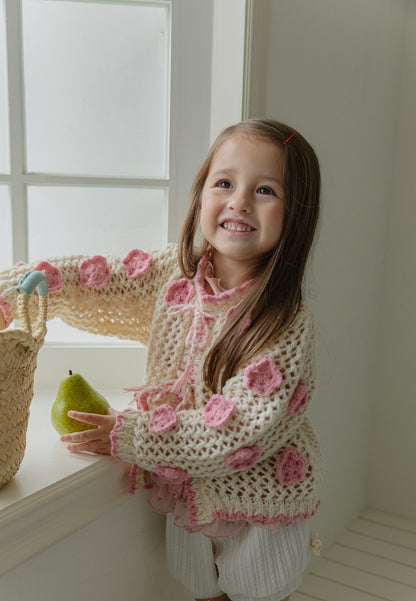 Toddler F25 Pompom Shorts (2-7y) - Ivory - AT NOON STORE