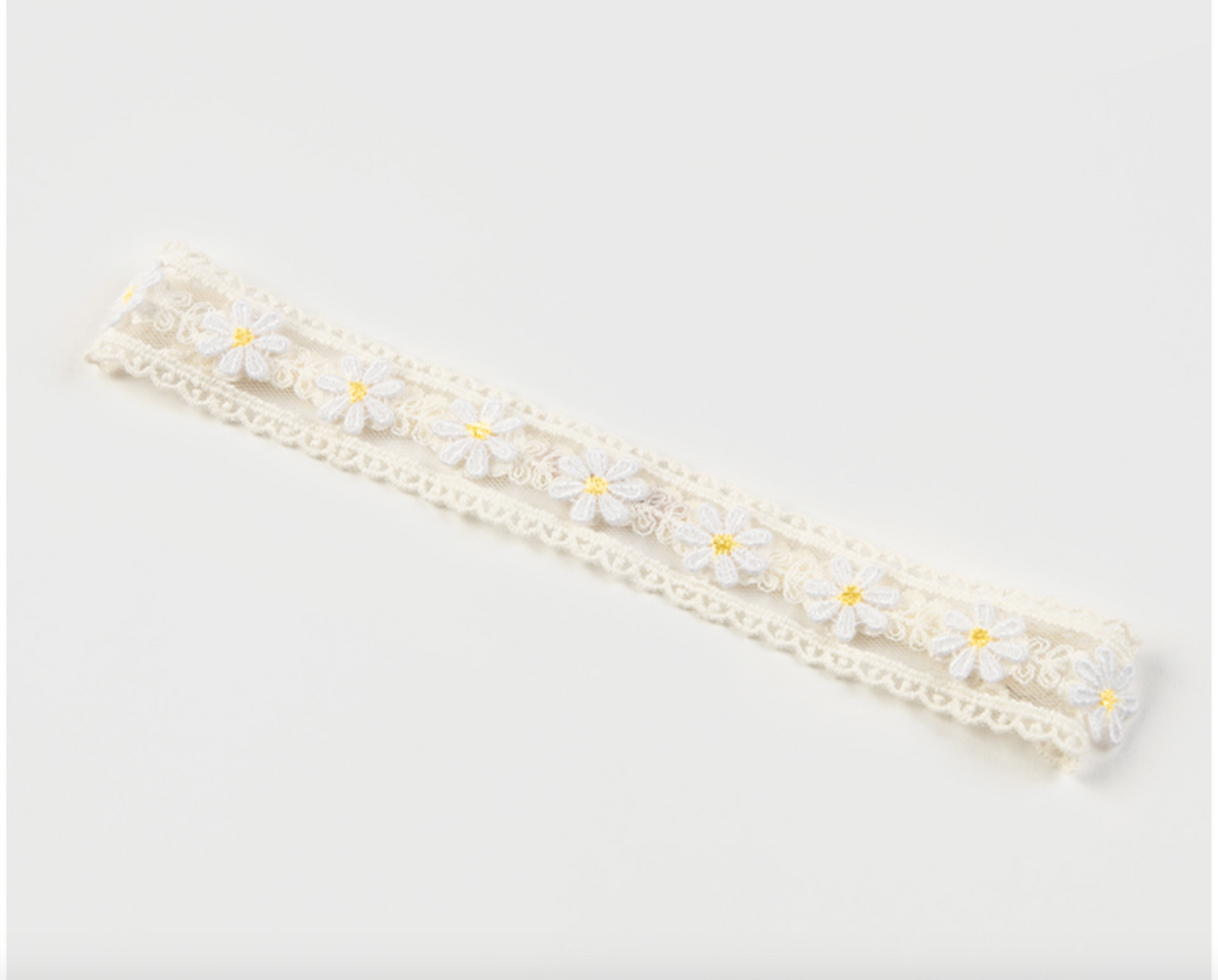 Baby Daisy Mesh Lace Headband (3-18m) - AT NOON STORE