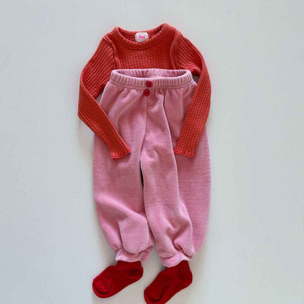 Toddler F26 Textured Long Sleeve Top (1-6y) - 5 Colors