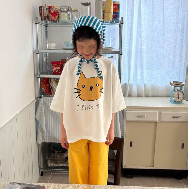 Toddler SP26 Frill Waist Pull-On Pants  (1-6y) - Yellow - AT NOON STORE