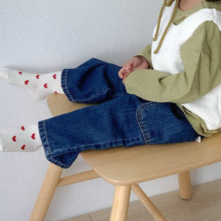 Toddler F25 Side Pocket Denim Pull-on Pants (10m-4y) - 2 Colors - AT NOON STORE
