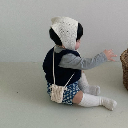 Toddler F25 Crochet Mini Crossbody Bag (3-48m) - Ivory - AT NOON STORE