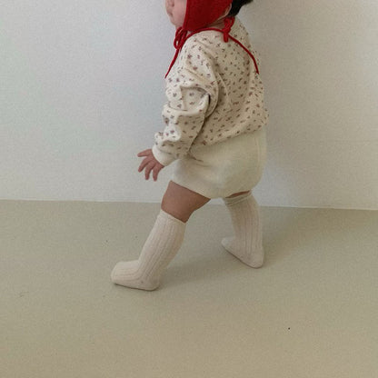 Toddler F25 Floral Print Long Sleeve Sweatshirt (10m-4y) - Ivory - AT NOON STORE