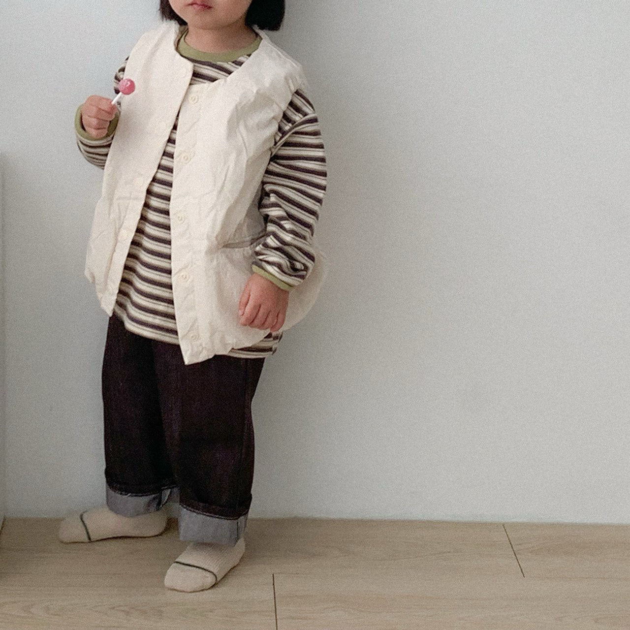 Toddler F25 Multi Color Stripe Long Sleeve Top (10m-4y) - 2 Colors - AT NOON STORE