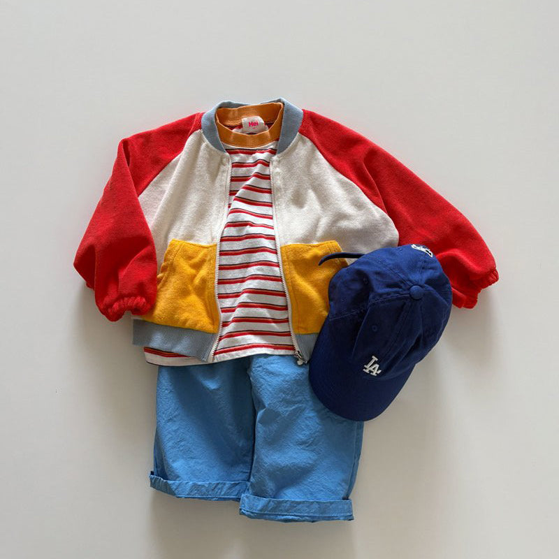 Toddler SP26 Frill Waist Pull-On Pants  (1-6y) - Blue - AT NOON STORE