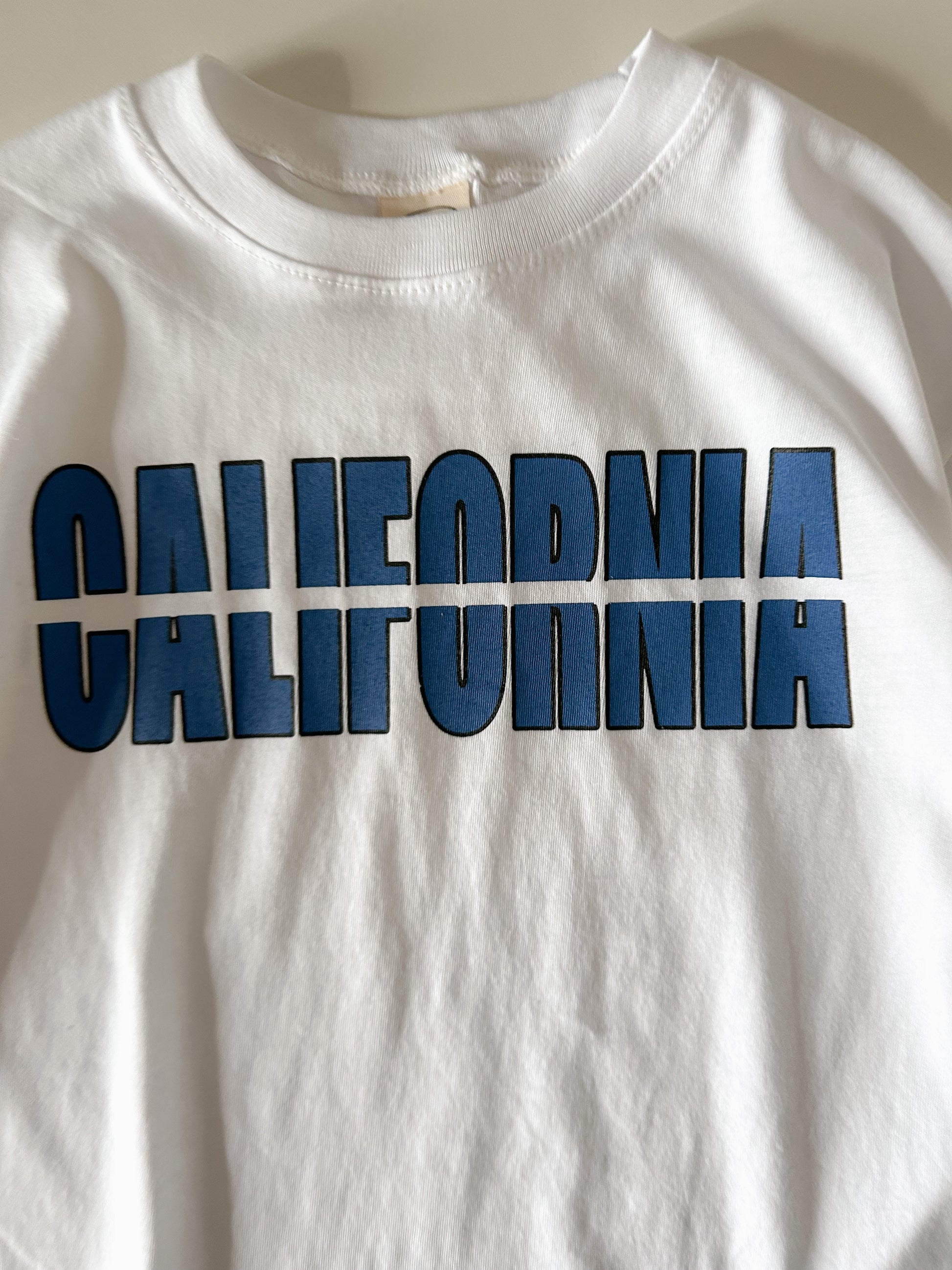 Kids SS25 CALIFORNIA Short Sleeve T-Shirt (3-7y) - White - AT NOON STORE