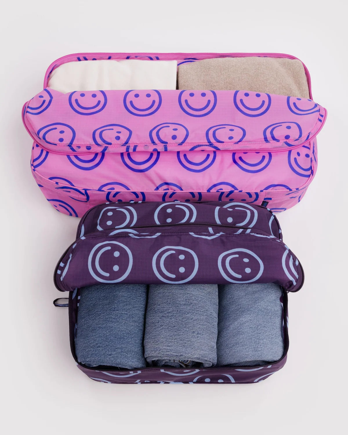 BAGGU Large Packing Cube Set - Bright Happy Mix