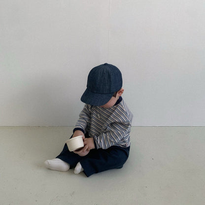 Toddler F25 Contrast Brim Baseball Cap (1-4y) - 3 Colors - AT NOON STORE